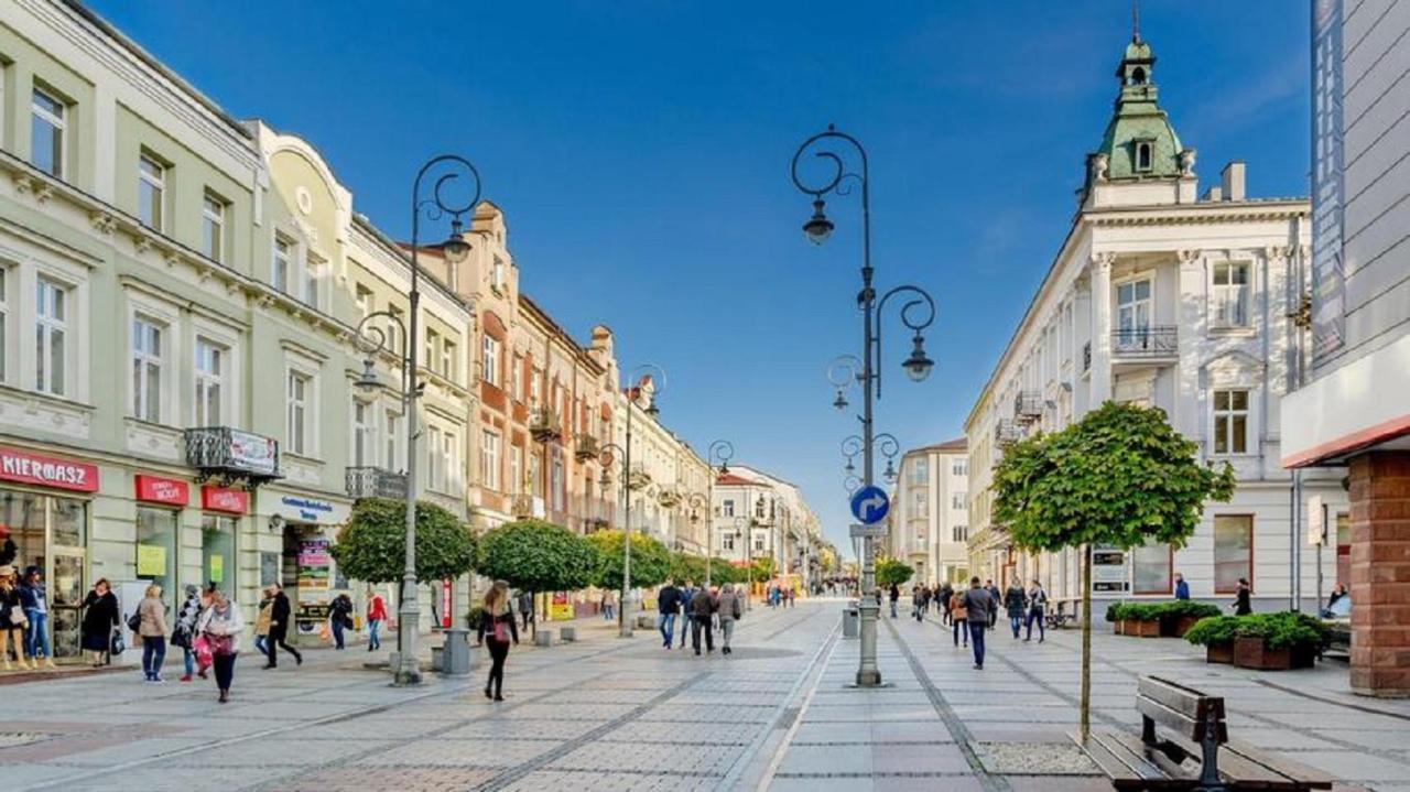 Apartamenty Centrum Panoramiczna Mala Dwojka Swan Labedz Promenada Klimatyzacja Lodowa Kielce Exteriör bild